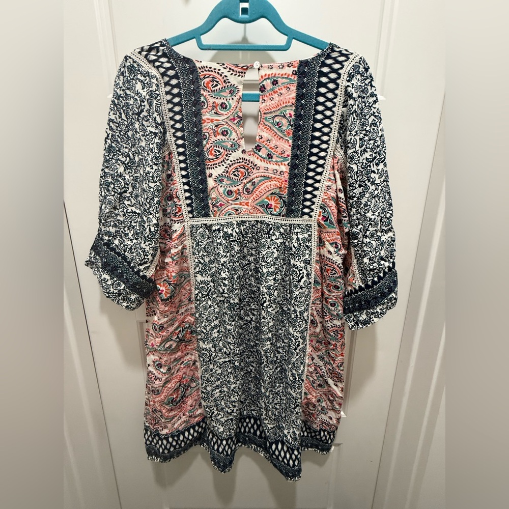 Sundance Everyday Dream Paisley Printed Boho Dress - Size Large. - Picture 2 of 7